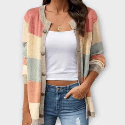 Lottenia - Striped Cardigan