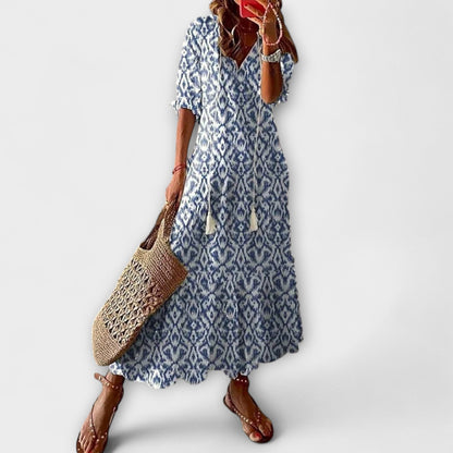 Anna – Women's boho summer dress with a relaxed silhouette