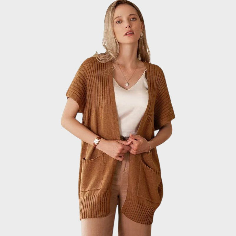 Isla – Lightweight Open-Front Knit Cardigan